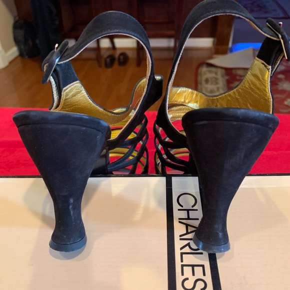 CHARLES DAVID Strappy Heeled Sexy Sandal - Picture 5 of 5